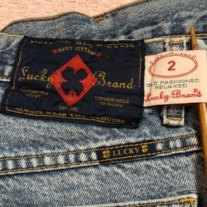 Vintage USA Made Lucky Brand 2 Old Fashioned Relaxed 100% Cotton Jeans 31